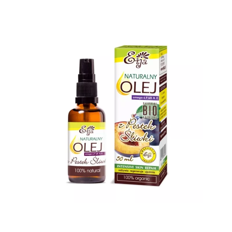 Olej Kosmetyczny z Pestek Śliwki 50 ml - Etja