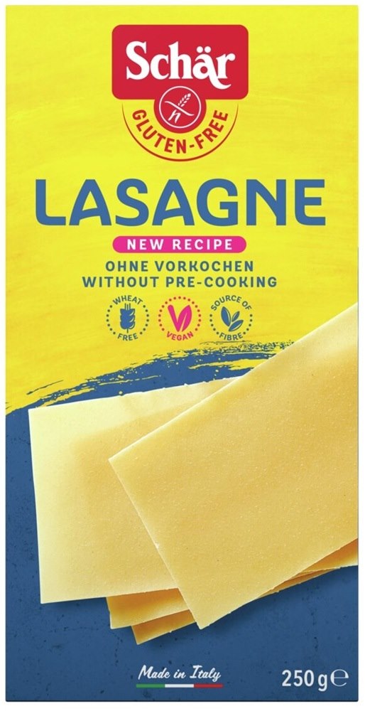 Makaron Lasagne bezglutenowy wegański 250 g - Schar