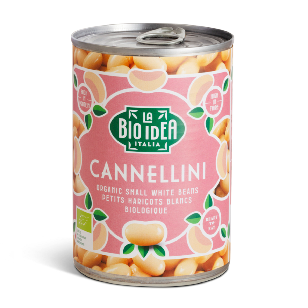 Fasola Biała Drobna Cannellini Puszka BIO 240g - La Bio Idea