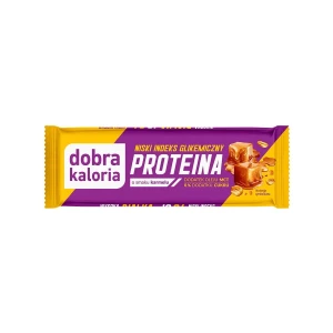 Baton Proteinowy o Smaku Karmelu z Olejem MCT 45 g - Dobra Kaloria