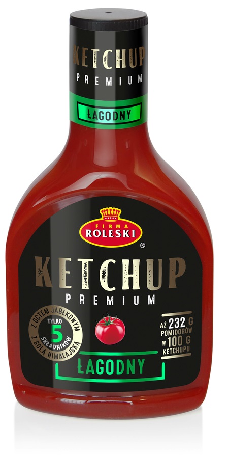 Ketchup Łagodny Premium 465g - Roleski