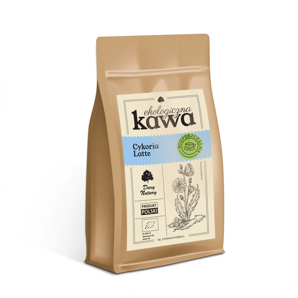Kawa Rozpuszczalna Cykoria Latte BIO 150g - Dary Natury