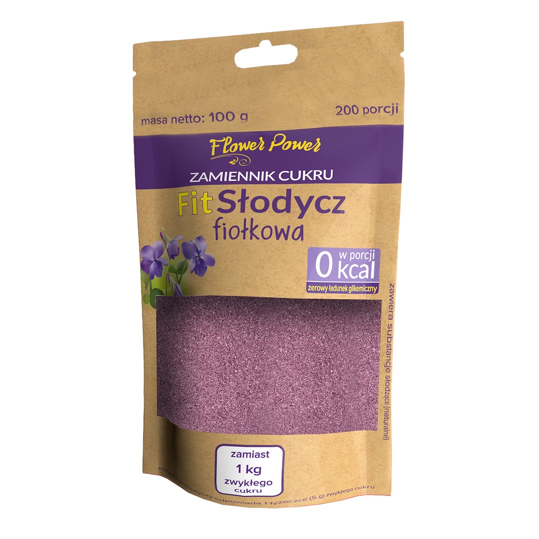 Fit Słodycz Fiołkowa Zamiennik Cukru 100 g - Uniphar