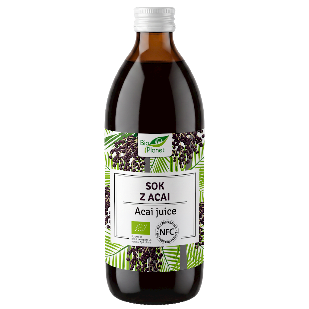 Sok z Acai 100% BIO 500ml - Bio Planet