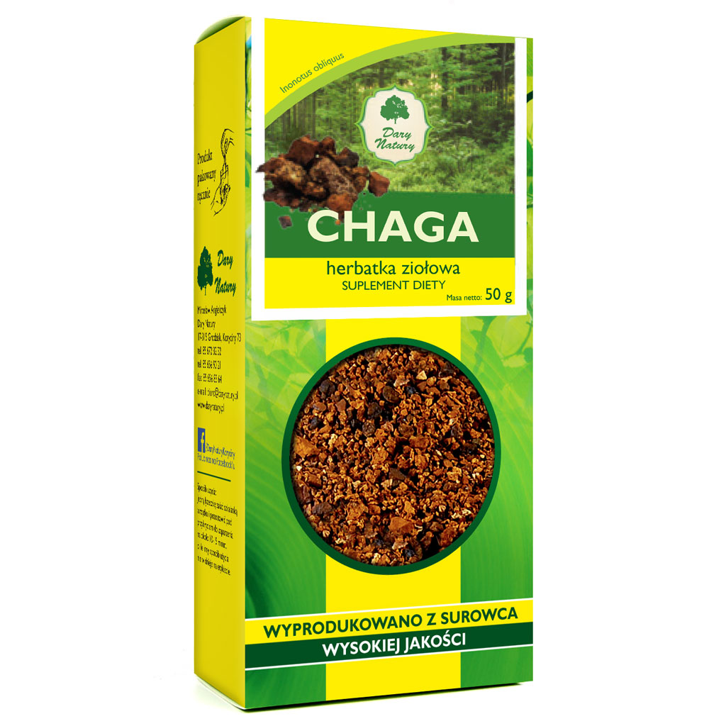 Herbatka Chaga 50 g - Dary Natury