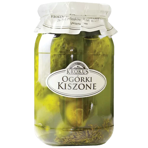 Ogórki Kiszone 810 g (450 g) - Krokus