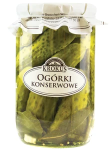 Ogórki Konserwowe 650 g (320 g) - Krokus