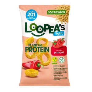 Chrupki z Soczewicy o Smaku Paprykowym bezglutenowe 50 g - Loopea's
