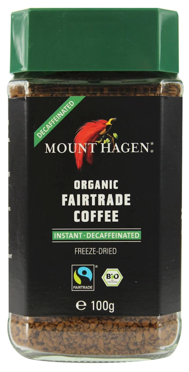 Kawa Rozpuszczalna Bezkofeinowa Arabica/Robusta Fair Trade BIO 100 g - Mount Hagen