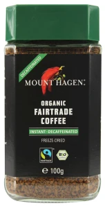Kawa Rozpuszczalna Bezkofeinowa Arabica/Robusta Fair Trade BIO 100 g - Mount Hagen