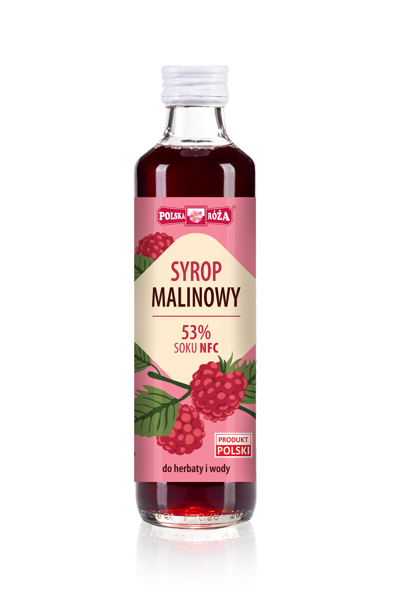 Syrop Malinowy 250 ml - Polska Róża