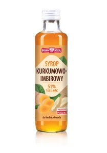Syrop Kurkumowo Imbirowy 250 ml - Polska Róża