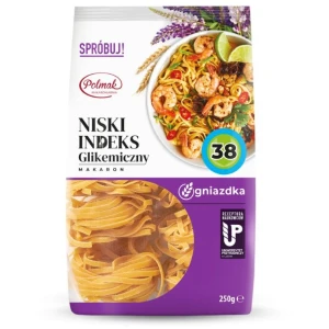 Makaron Gniazdka Niski Indeks Glikemiczny 250 g - Polmak
