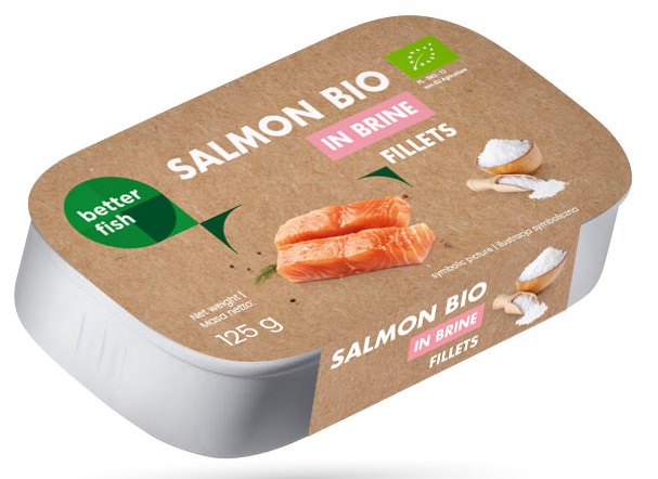 Łosoś Atlantycki w Sosie Własnym BIO 125 g (75 g) - Better Fish