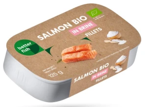 Łosoś Atlantycki w Sosie Własnym BIO 125 g (75 g) - Better Fish