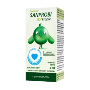Probiotyk IBS krople bezglutenowe 5 ml - Sanprobi