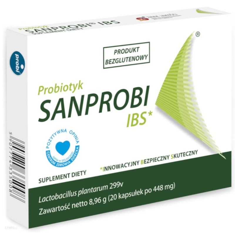 Probiotyk IBS bezglutenowy 20 kapsułek - Sanprobi