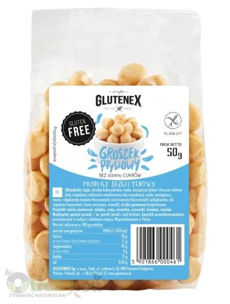 Groszek Ptysiowy bez dodatku cukrów bezglutenowy 50 g - Glutenex