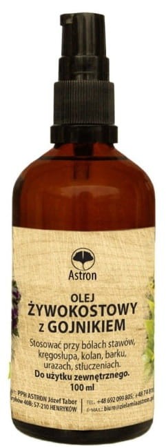 Olej Żywokostowy z Gojnikiem 100ml - Astron