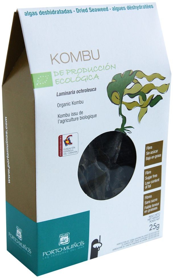 Algi Morskie Suszone Kombu BIO 25g - Porto Muinos