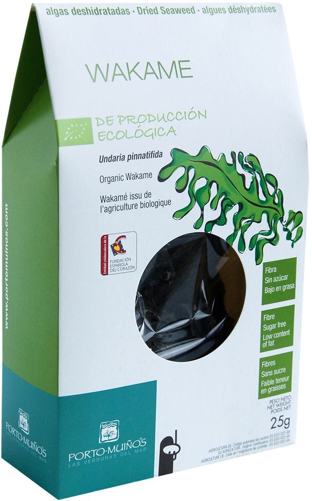 Algi Morskie Suszone Wakame BIO 25g - Porto Muinos