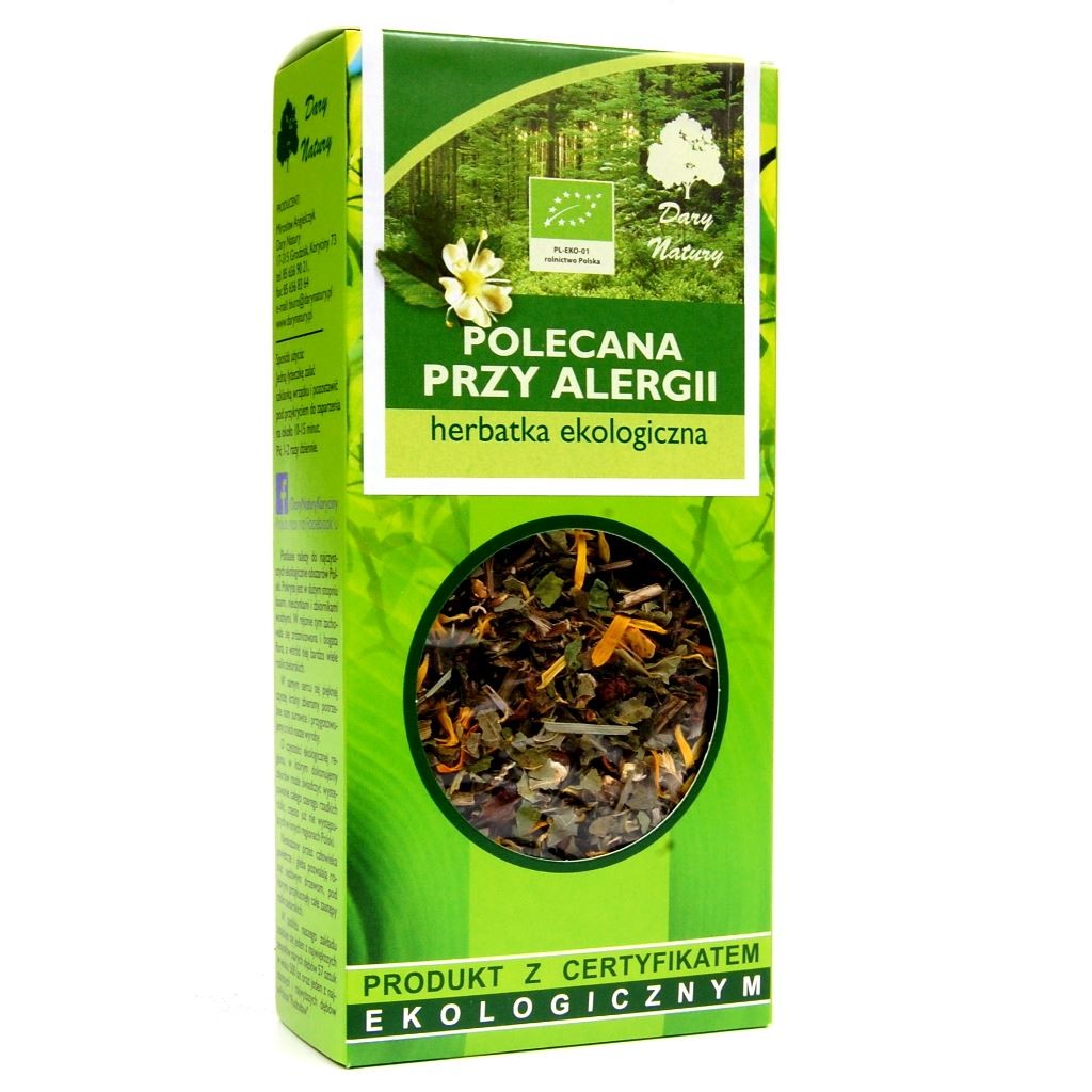 Herbatka Polecana przy Alergii BIO 50g - Dary Natury