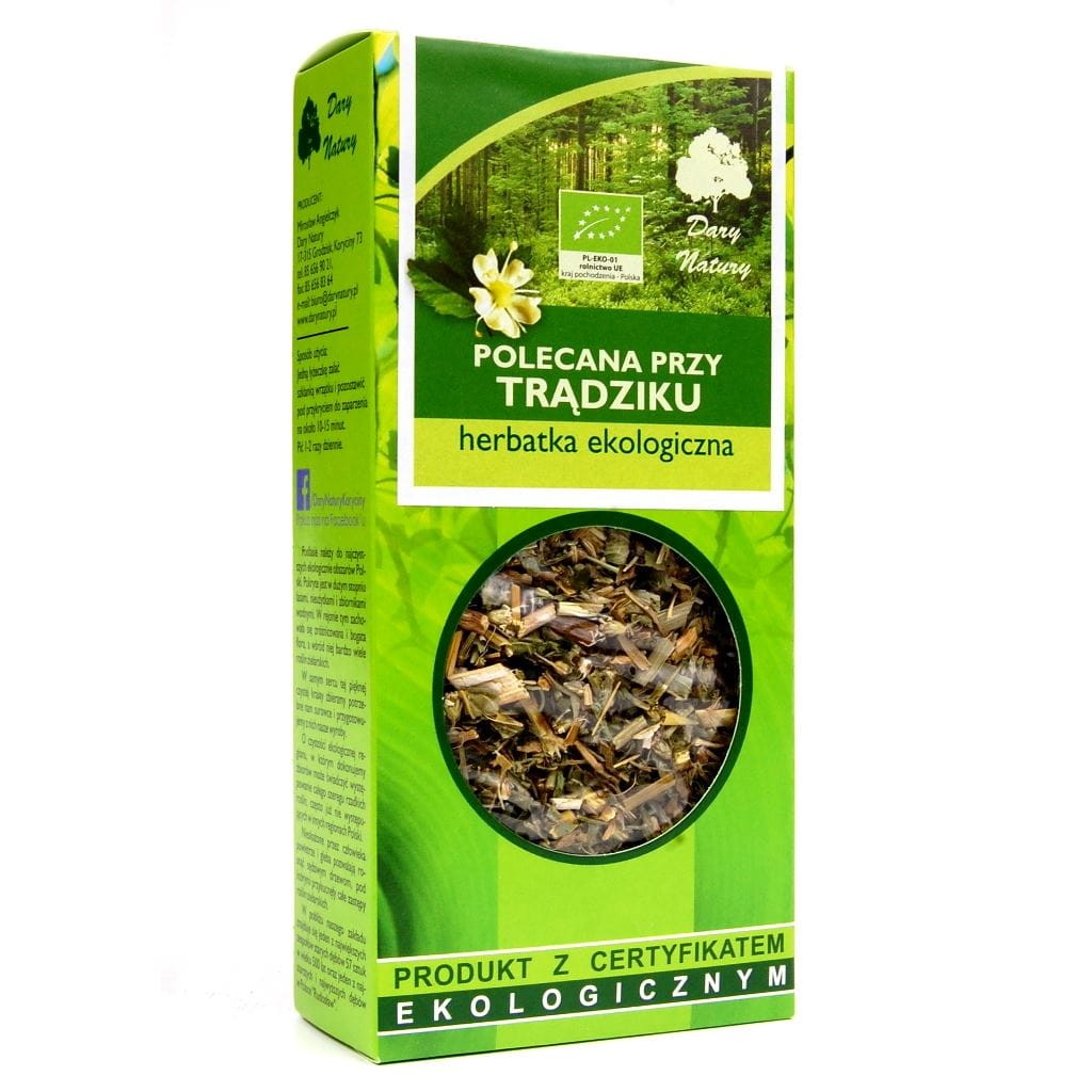 Herbatka Polecana przy Trądziku BIO 50g - Dary Natury