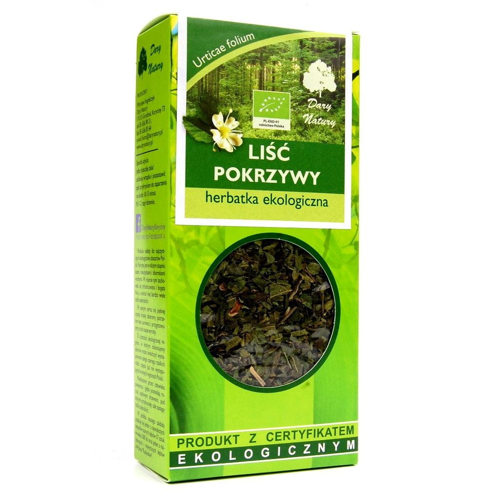 Herbatka Liść Pokrzywy BIO 25g - Dary Natury