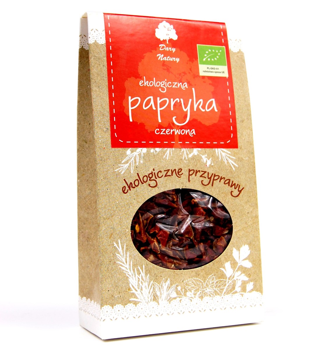 Papryka Czerwona Słodka BIO 50g - Dary Natury