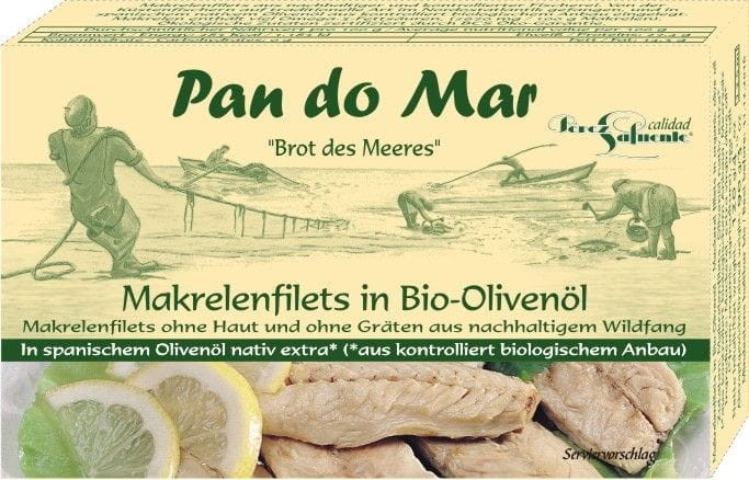Makrela w Oliwie z Oliwek BIO 120g - Pan do Mar