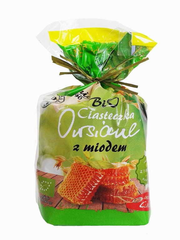 Ciasteczka Owsiane z Miodem bez dodatku cukru BIO 150g - Ania