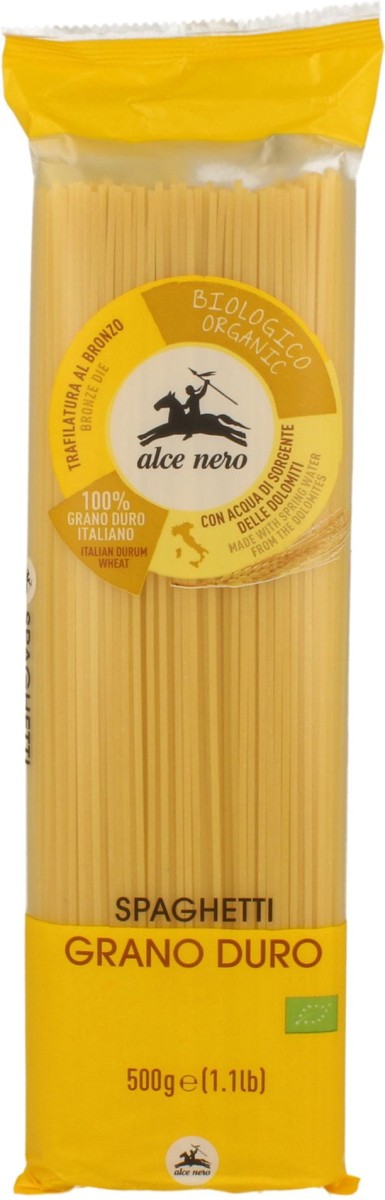 Makaron Spaghetti Semolinowy BIO 500g - Alce Nero