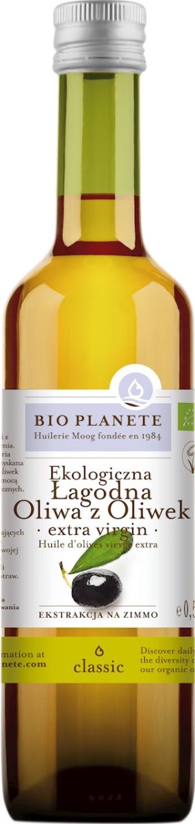 Oliwa z Oliwek Łagodna BIO 500ml - Bio Planete