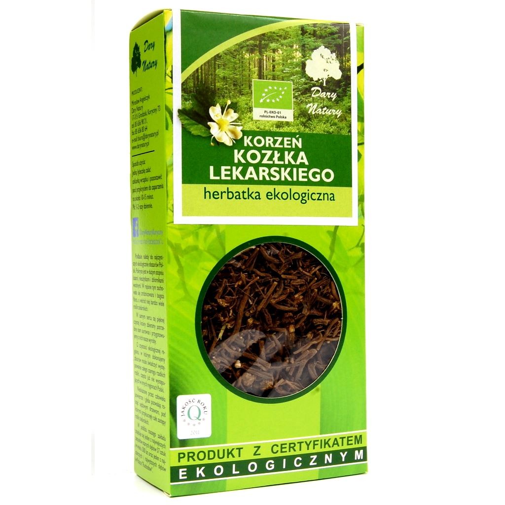 Herbatka z Korzenia Kozłka Lekarskiego BIO 100g - Dary Natury