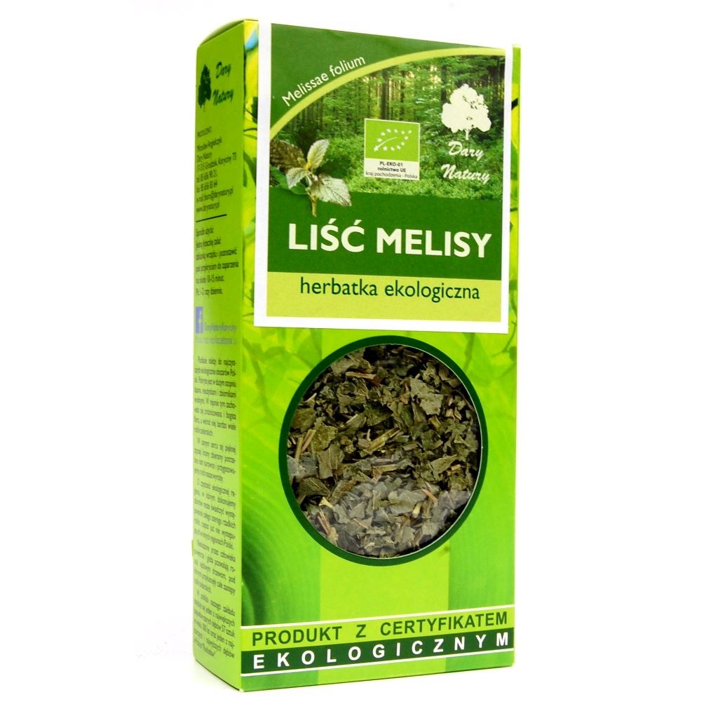 Herbatka Liść Melisy BIO 25g - Dary Natury
