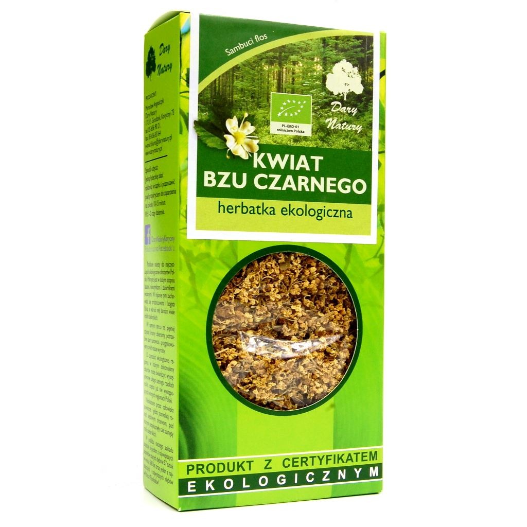 Herbatka Kwiat Bzu Czarnego BIO 50g - Dary Natury