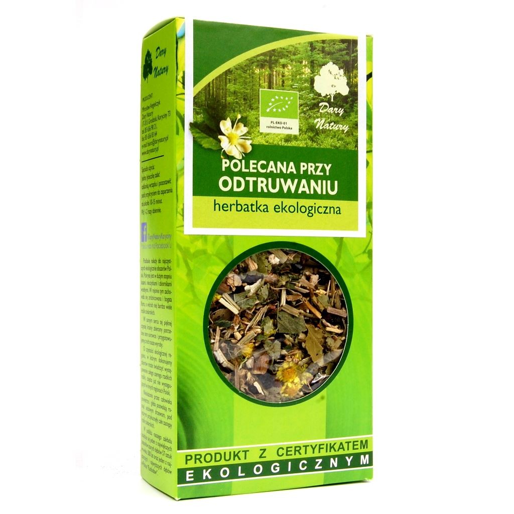 Herbatka Polecana przy Odtruwaniu BIO 50g - Dary Natury