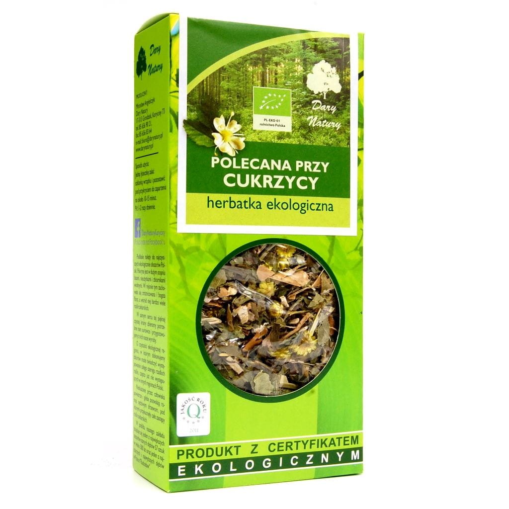 Herbatka Polecana przy Cukrzycy BIO 50g - Dary Natury