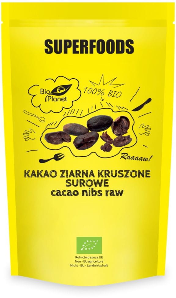 Kakao Ziarna Kruszone Surowe BIO 250g - Bio Planet