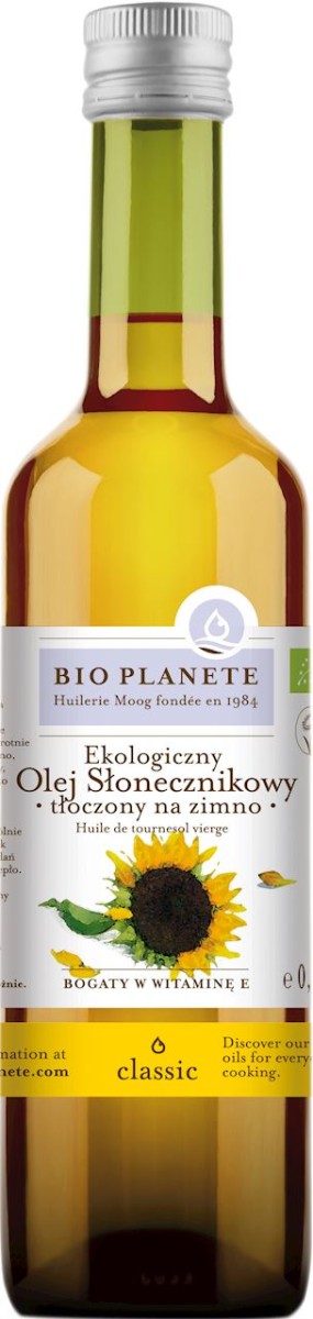 Olej Słonecznikowy BIO 500ml - Bio Planete