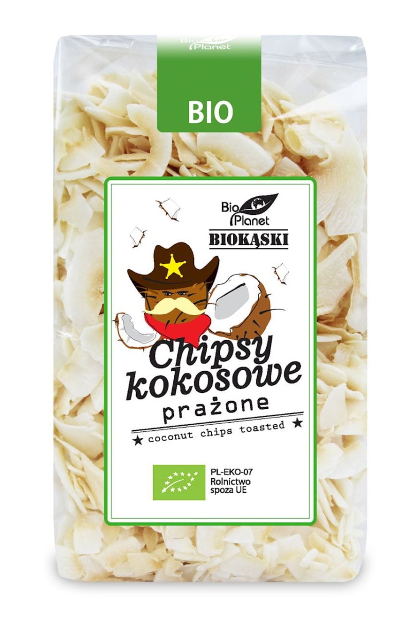 Chipsy Kokosowe Prażone BIO 150g - Bio Planet