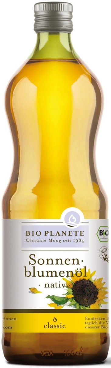 Olej Słonecznikowy Virgin BIO 1L - Bio Planete