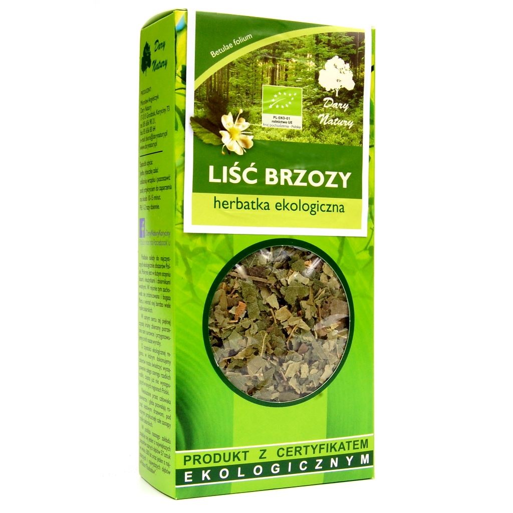 Liść Brzozy BIO 50g - Dary Natury