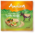 Tortilla Wraps z Otrębami 6 sztuk BIO 240g - Amaizin