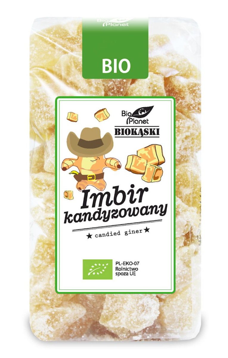 Imbir Kandyzowany BIO 400g - Bio Planet