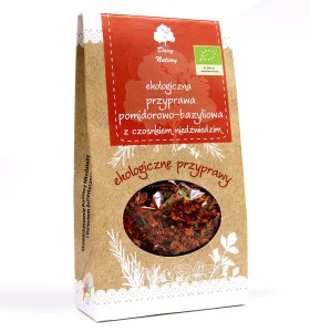 Przyprawa Pomidorowo Bazyliowa z Czosnkiem Niedźwiedzim BIO 40g - Dary Natury