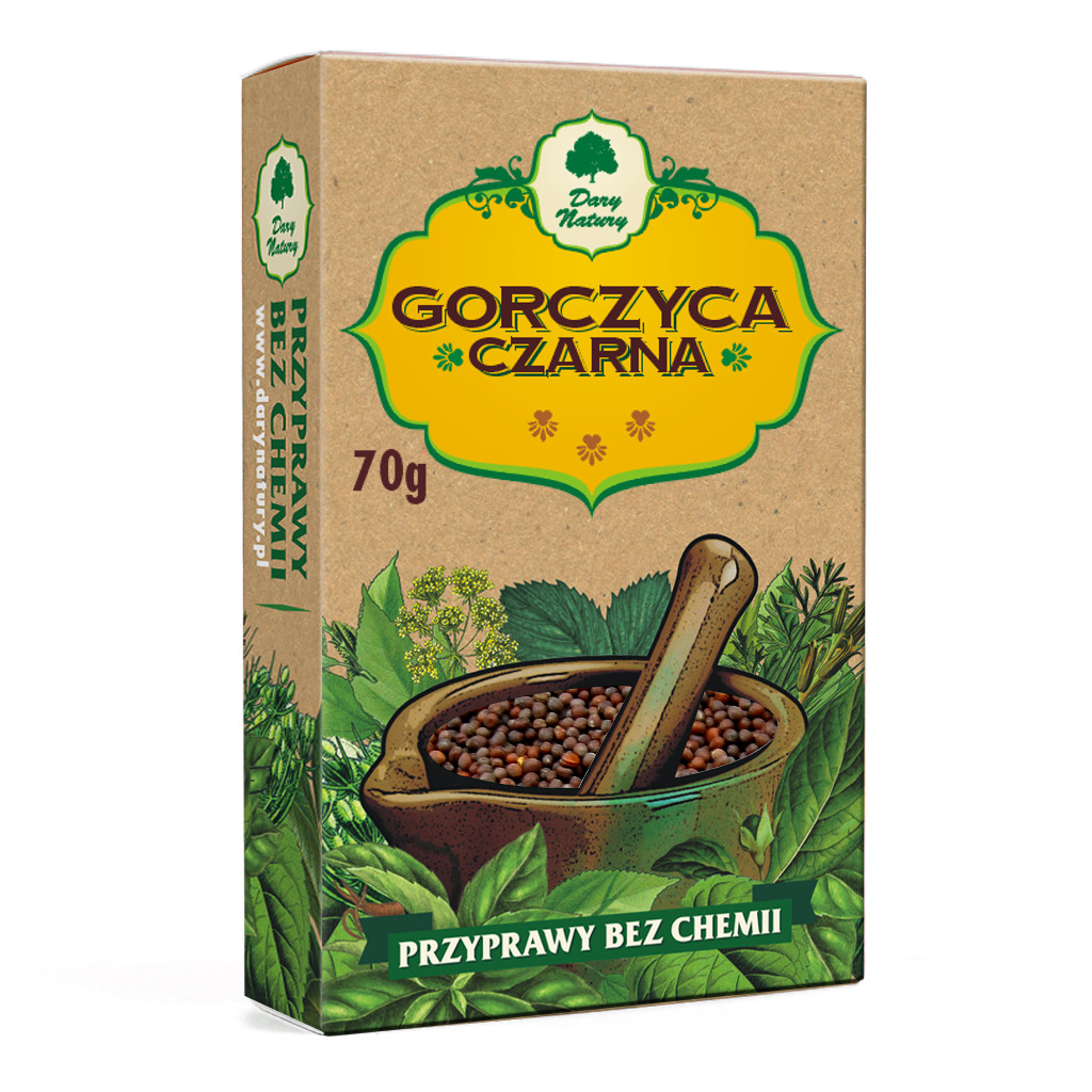 Gorczyca Czarna 70g - Dary Natury