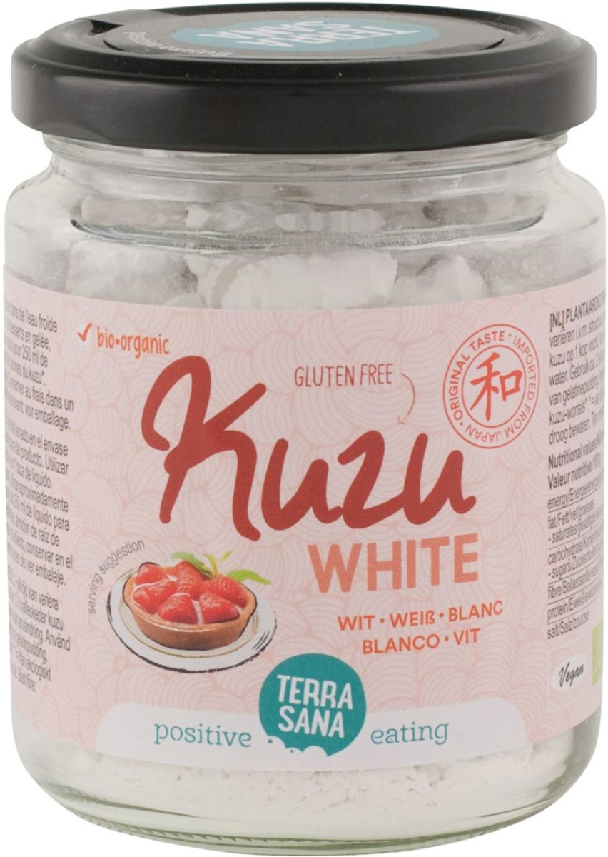 Kuzu Białe Skrobia z Korzenia BIO 125g - Terrasana