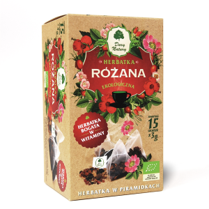 Herbatka Różana Piramidki BIO 45g - Dary Natury