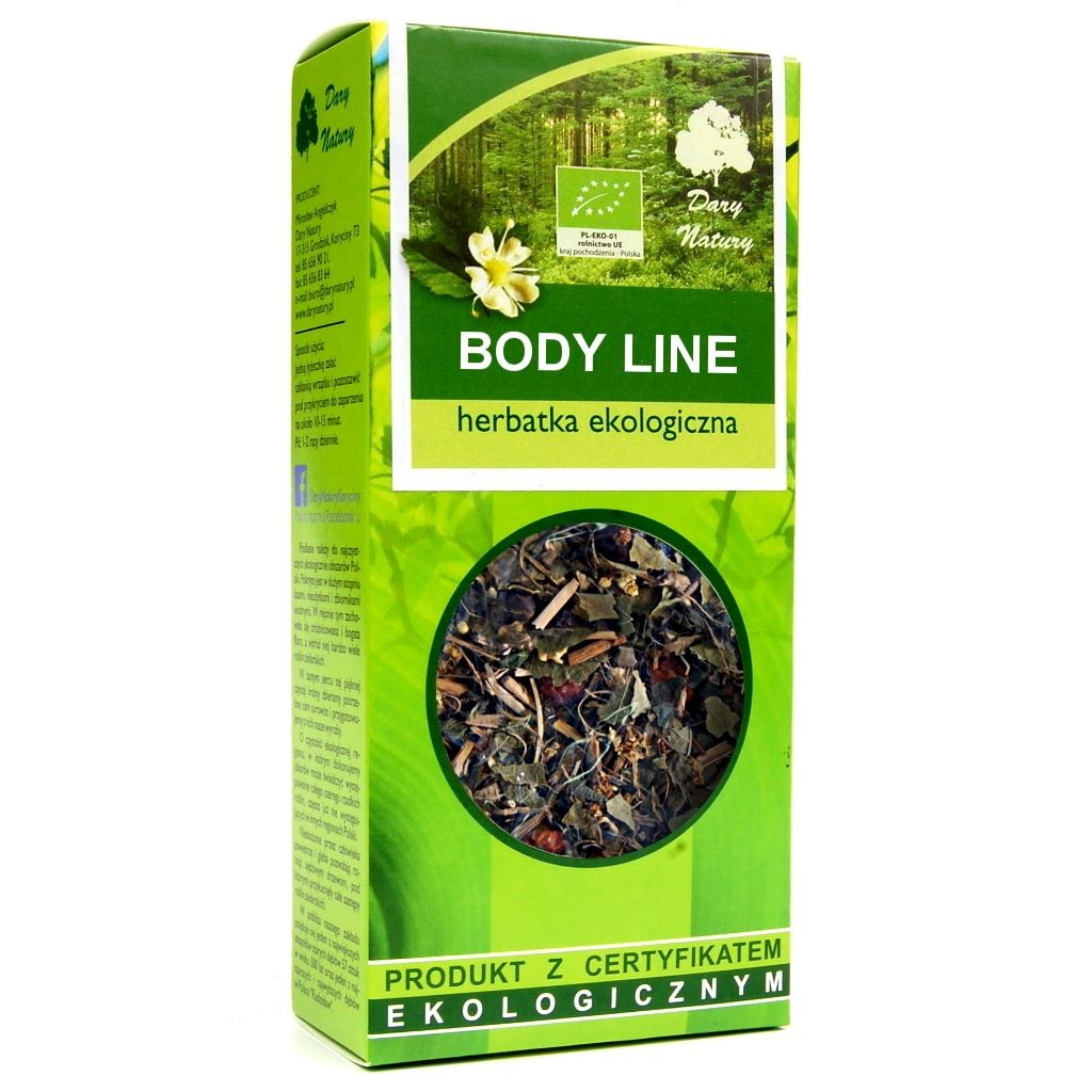 Herbatka Body Line ekologiczna BIO 50g - Dary Natury